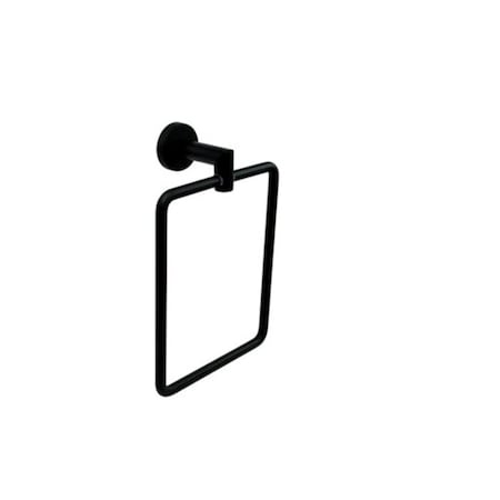 Orca Hardware Towel Ring, BL Black Finish 3660-BL